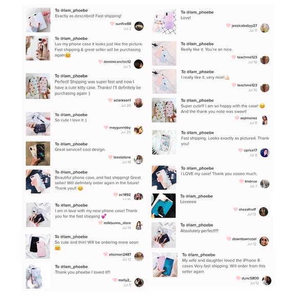 New iPhone X/XS/7/8/Plus Shining Heart Phone case - Picture 4 of 4